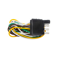 4-Way Flat Molded Male Trailer Connector w/ Polarized Plugs, 1 Pc