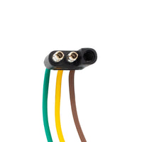 3-Way Flat Molded M/FM Trailer Connectors w/ Polarized Plugs, 1 Pc