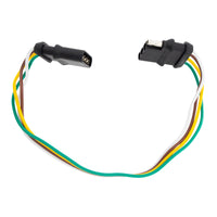 4-Way Flat Moisture Proof M/FM Trailer Connectors w/ Polarized Plugs, 1 Pc