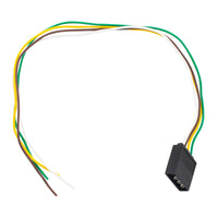 4-Way Flat Molded M/FM Trailer Connectors w/ Polarized Plugs, 1 Pc