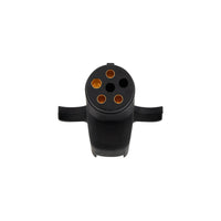 United Pacific - 6-Pole Round to 4-Way Flat M/FM Trailer Plug Adapter, 1 Pc.