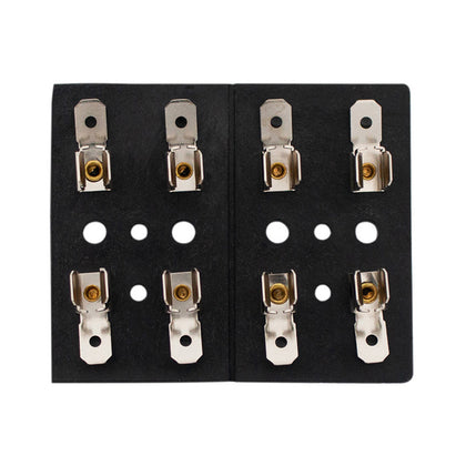 United Pacific - 4 Position Glass Fuse Block