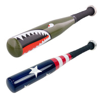 United Pacific - 17" Aluminum Tire Checker Bat (P40-WarHawk Shark Mouth or USA Flag)