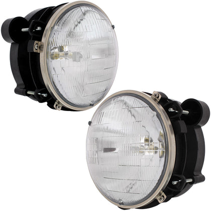 United Pacific - Headlight Assembly For 1997-2006 Jeep Wrangler (Driver or Passenger Side)