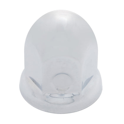 United Pacific - 1-1/2" X 2" Chrome Steel Standard Nut Cover w Flange