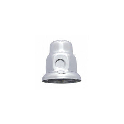 United Pacific - 33mm X 2" Chrome Steel Tall Nut Cover With Flange