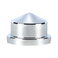 3/4" X 7/8" Chrome Plastic Pointed Nut Cover - Push-On (Individual or 10 Pack)