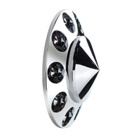 3/4" X 7/8" Chrome Plastic Pointed Nut Cover - Push-On (Individual or 10 Pack)