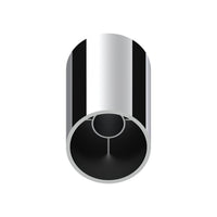 United Pacific - 33mm X 3 3/4" Chrome Plastic Concave Top Nut Cover (Thread-On)