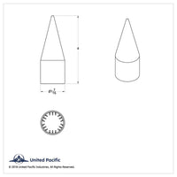 Chrome Spike Hubcap Nut Cover For 1999-2018 Chevy & GMC Full Size Truck (Push-on)