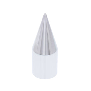 Chrome Spike Nut Cover For 2004-2014 Ford F-150 With OE Steel Wheel (Push-On)