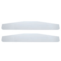 United Pacific - 4" X 24" Chrome Standard Bottom Mud Flap Plate - Welded Stud (Individual or Pair)