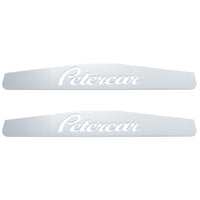 4" X 24" Chrome Petercar Bottom Mud Flap Plate (Welded Stud)