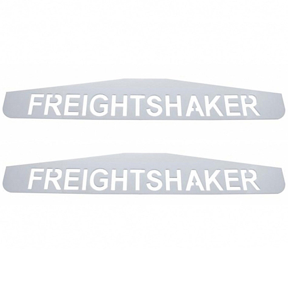 4" X 24" Chrome Freightshaker Bottom Mud Flap Plate (Welded Stud)