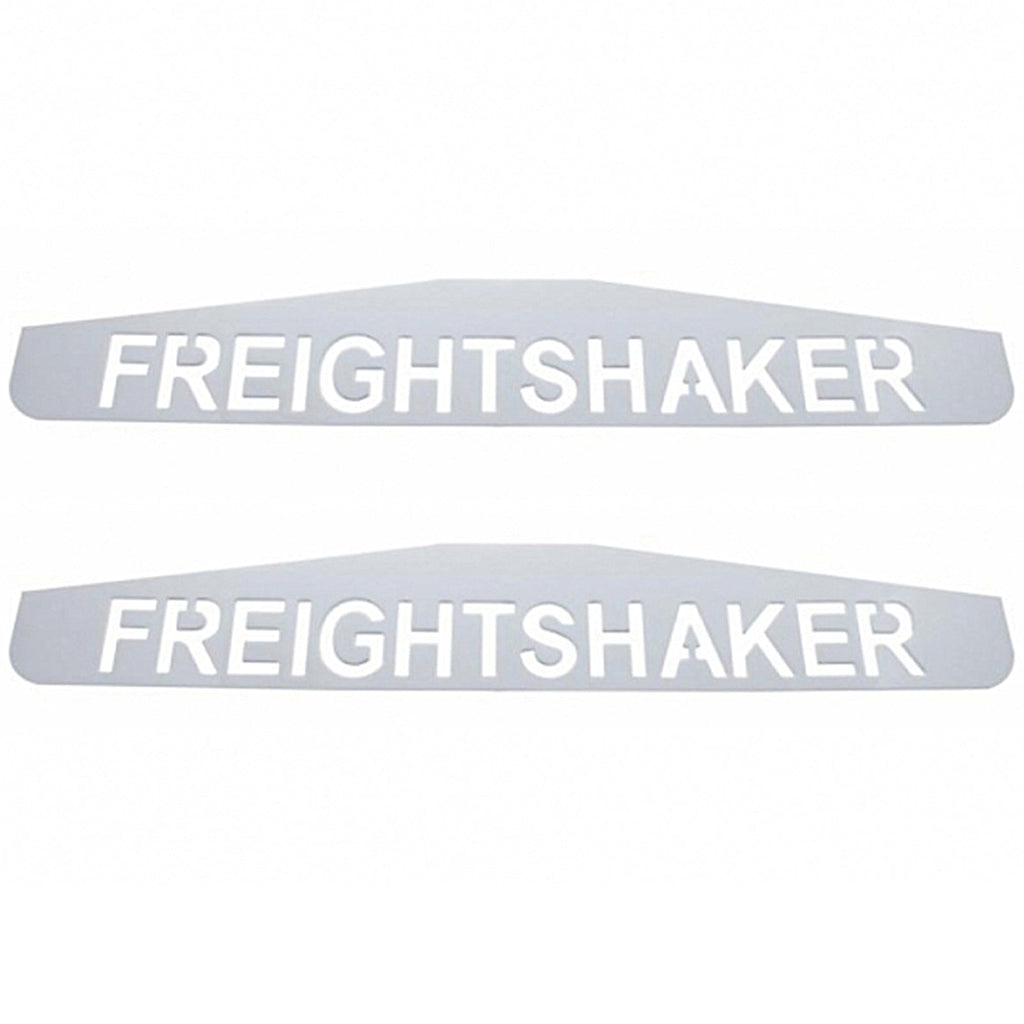 4" X 24" Chrome Freightshaker Bottom Mud Flap Plate (Welded Stud)