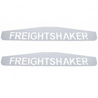 4" X 24" Chrome Freightshaker Bottom Mud Flap Plate (Welded Stud)