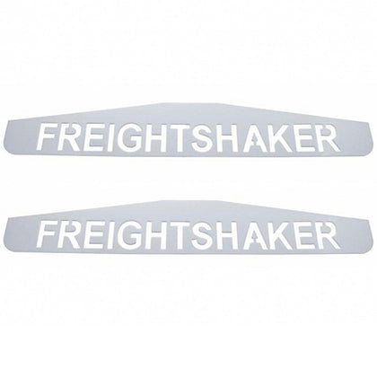 4" X 24" Chrome Freightshaker Bottom Mud Flap Plate (Welded Stud)