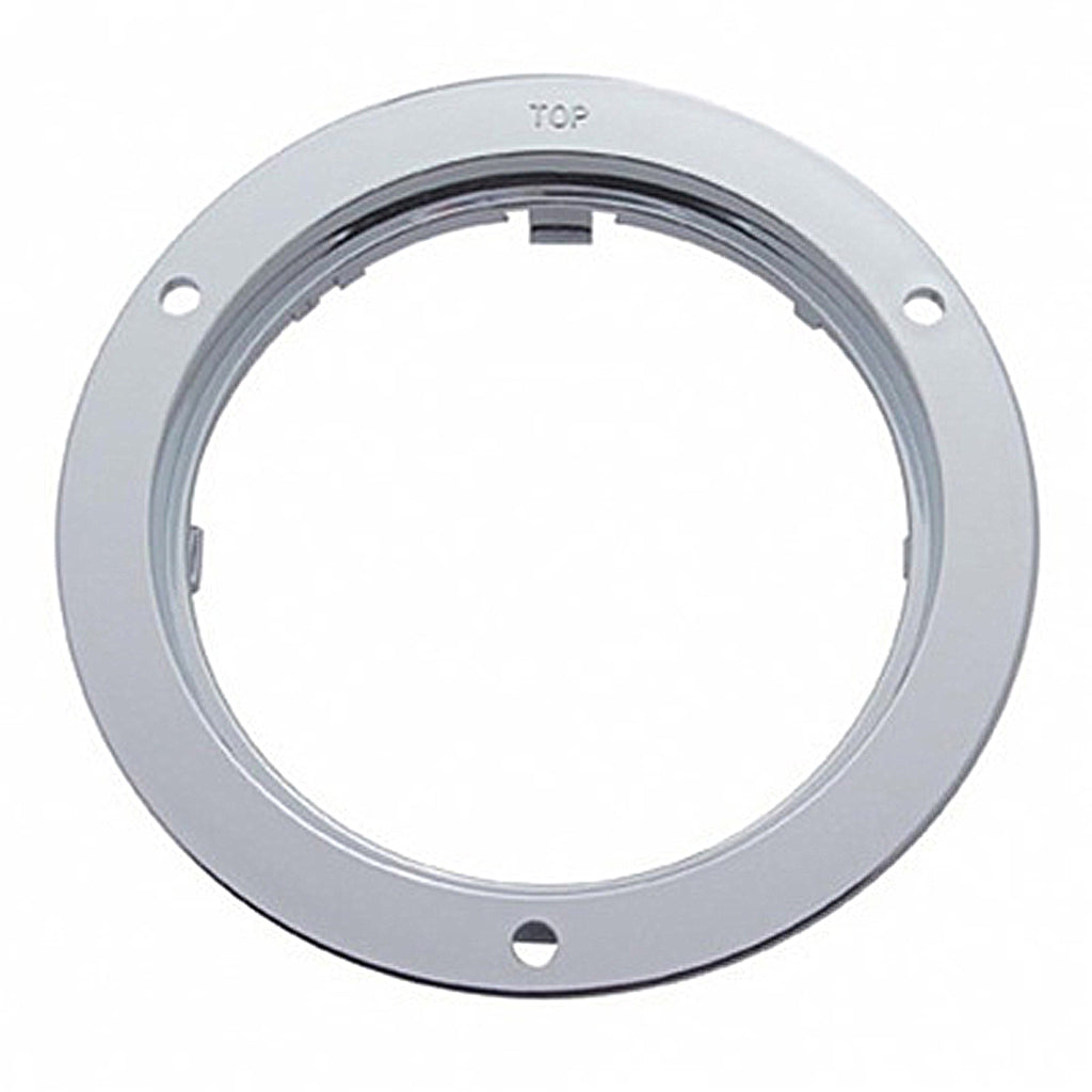 United Pacific - 4" Chrome Mounting Bezel