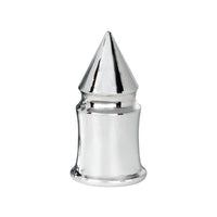 33mm X 4 3/8" Chrome Plastic V-Spike Nut Cover (Push-On) - Sold Individually or in 60 ct.