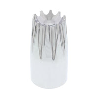 33mm x 3-3/4" Chrome Plastic Crown Nut Cover (Thread-On) - Sold Individually or 60 ct.