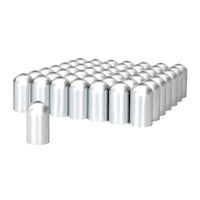 United Pacific - 33mm X 3-3/4" Chrome Plastic Dome Nut Covers (Thread-On) 60 ct.