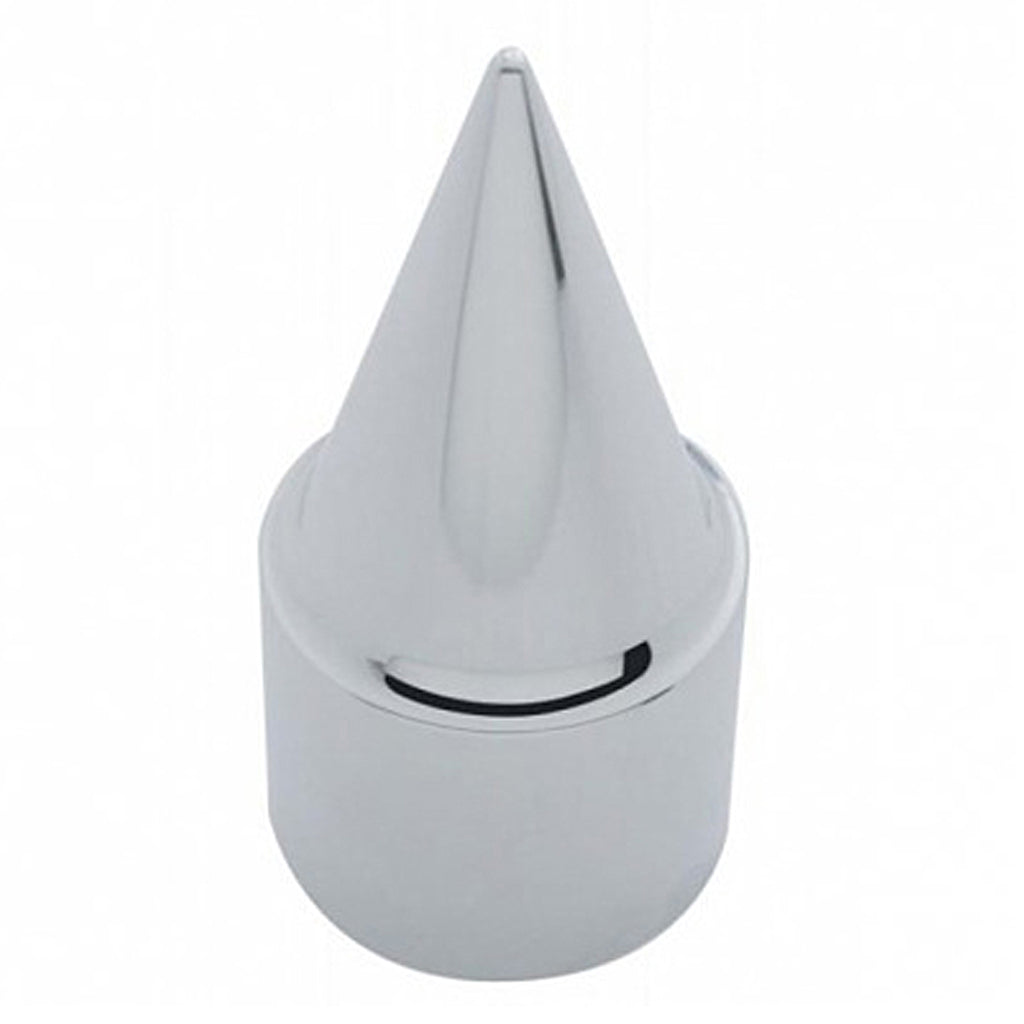 United Pacific - 33mm X 4-1/4" Chrome Plastic Stiletto Nut Cover (Push-On)