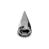 United Pacific - 33mm x 4-3/4" Chrome Super Spike Nut Cover (Thread-On)