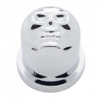 United Pacific - Chrome Plastic Skull Nut Cover, Push-On Style (Variety of Sizes)