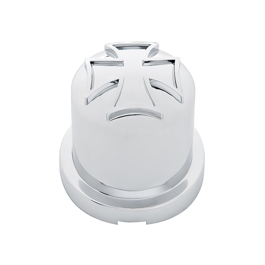 United Pacific - Chrome Plastic Iron Cross Nut Cover (Push-On) - Various Sizes