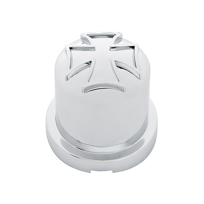 United Pacific - Chrome Plastic Iron Cross Nut Cover (Push-On) - Various Sizes