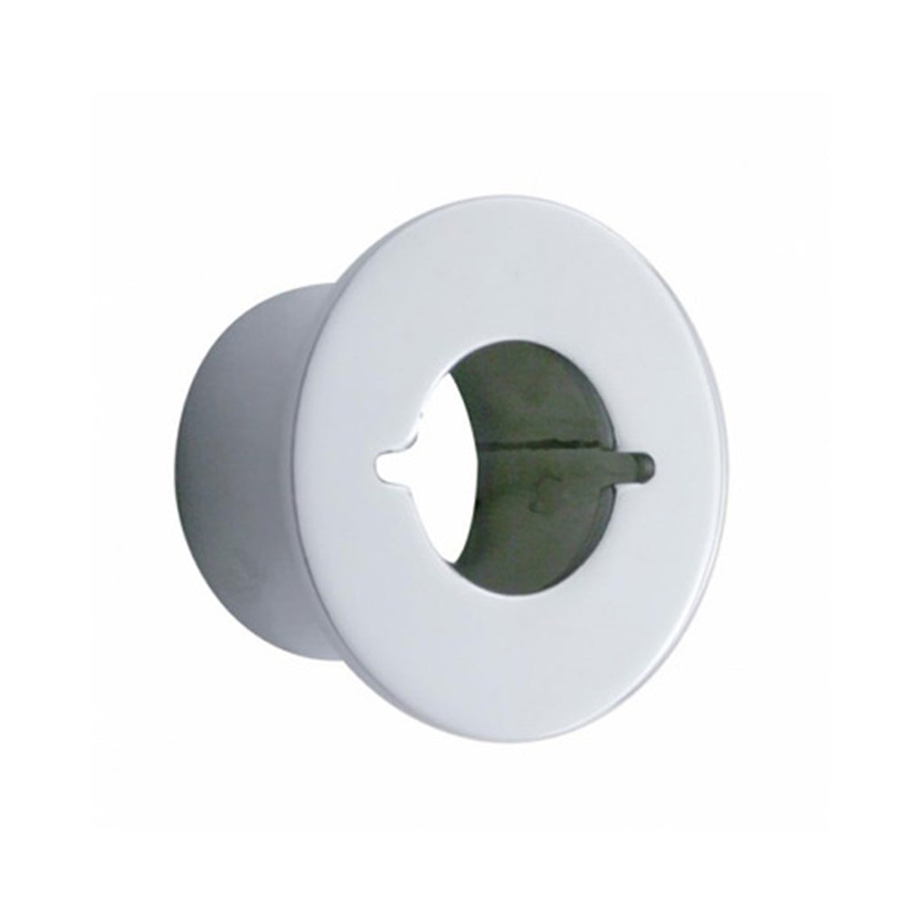 United Pacific - Peterbilt Chrome Mud Flap Hanger End Light Bracket Only