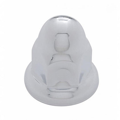 United Pacific - 33mm x 2" Chrome Steel Nipple Nut Cover With Flange (10 Pack)