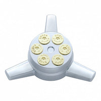 United Pacific - Chrome Plastic Gun Cylinder Hubcap Spinner Only