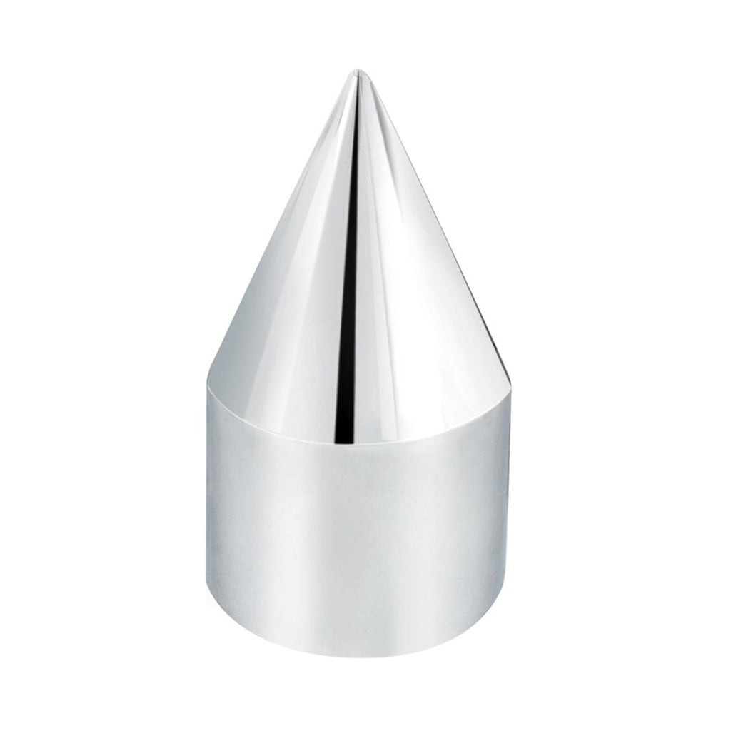 United Pacific - 3/4" X 2-5/16" Chrome Plastic Spike Nut Cover (Push-On) - Individually