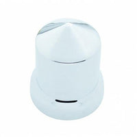 United Pacific - 33mm X 2-1/4" Chrome Plastic Pointed Nut Cover (Push-On)