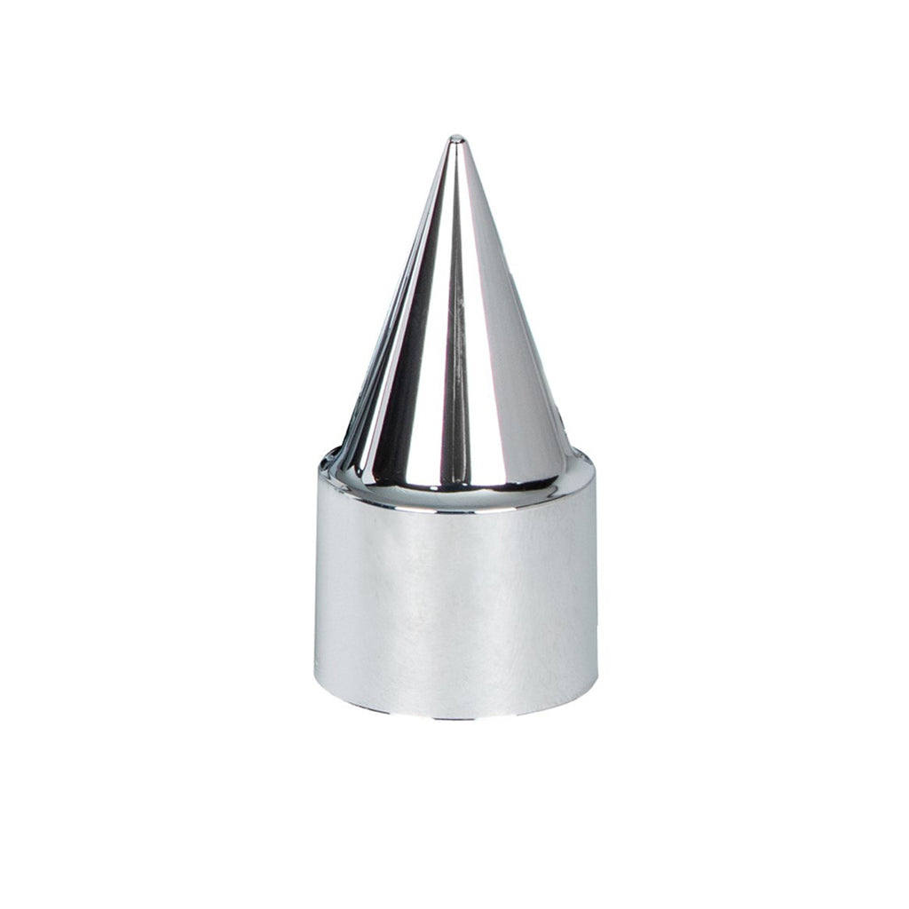 33mm X 4-1/4" Chrome Plastic Stiletto Nut Cover (Thread-On) - Individual or 60 ct.