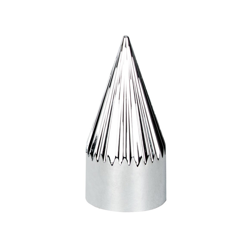 33mm x 4-3/8" Chrome Plastic Razor Nut Cover (Thread-On) - Individually or 60 ct.