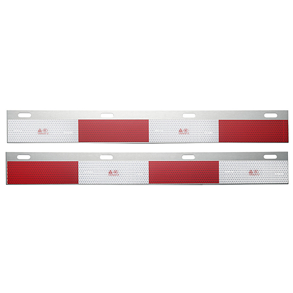 Aluminum Straight Conspicuity Reflector Top Flap Plates