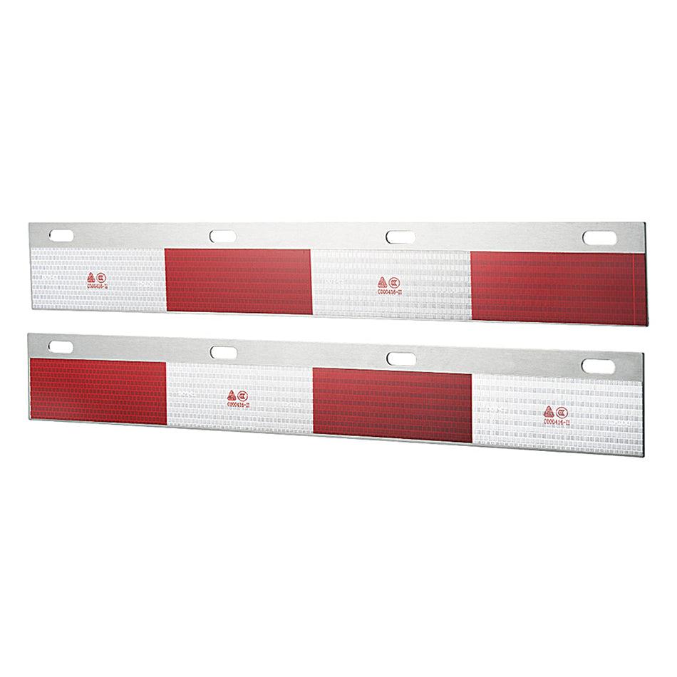 Aluminum Straight Conspicuity Reflector Top Flap Plates