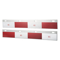 Aluminum Straight Conspicuity Reflector Top Flap Plates