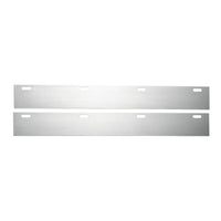 Aluminum Straight Conspicuity Reflector Top Flap Plates