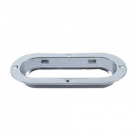 United Pacific - Stainless 6" Oval Mounting Flange