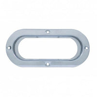 United Pacific - Stainless 6" Oval Mounting Flange