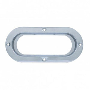 United Pacific - Stainless 6" Oval Mounting Flange