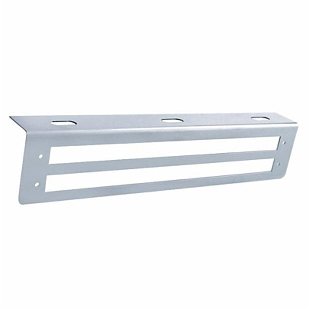 United Pacific - 12-3/4" Stainless Light Bracket With 2 X 12" Light Cutout
