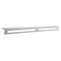 United Pacific - 25-5/16" Stainless Light Bracket With Two 12" Light Bar Cutouts