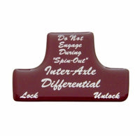 United Pacific - "Axle Differential" Switch Guard Sticker Only (Various Colors)