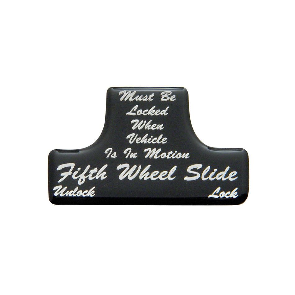 United Pacific - "Fifth Wheel" Switch Guard Sticker Only (Various Colors)