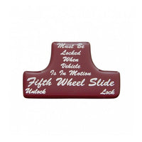 United Pacific - "Fifth Wheel" Switch Guard Sticker Only (Various Colors)