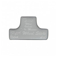 United Pacific - "Fifth Wheel" Switch Guard Sticker Only (Various Colors)